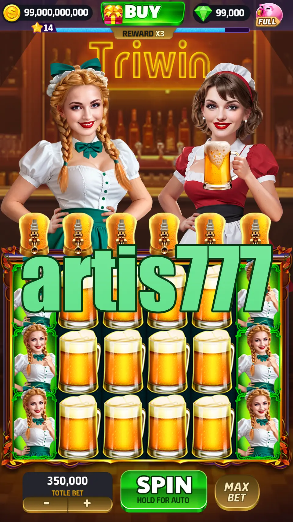 artis777 Tangkapan Layar Resmi APK